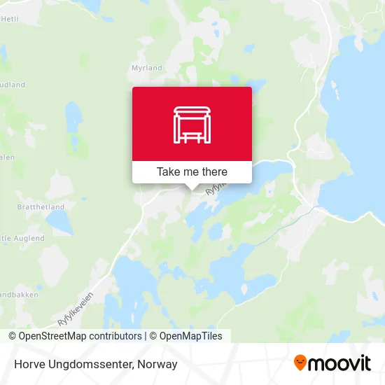 Horve Ungdomssenter map