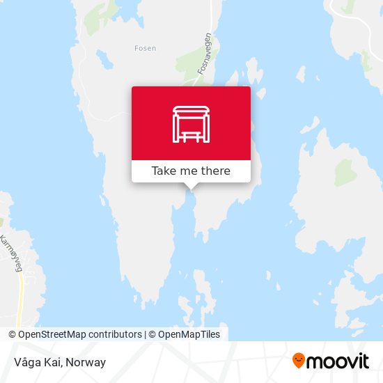 Våga Kai map