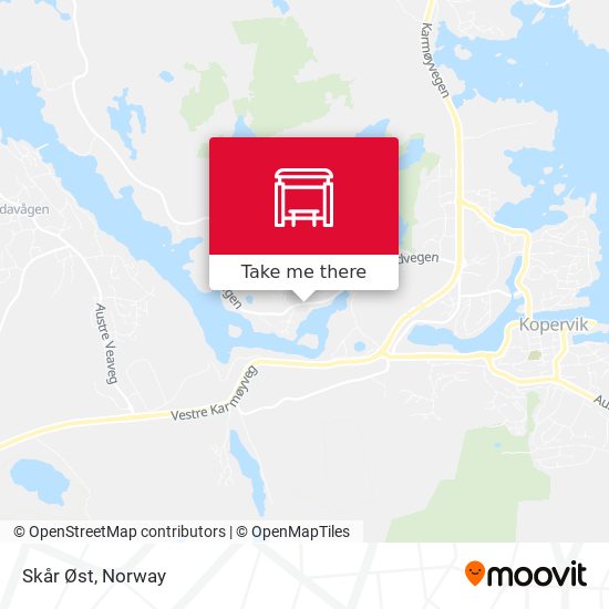 Skår Øst map