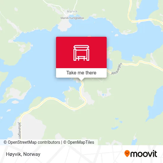 Høyvik map