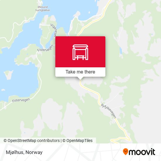 Mjølhus map