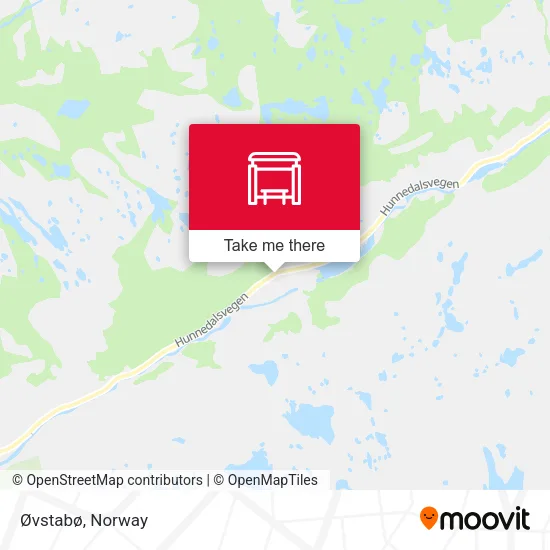 Øvstabø map