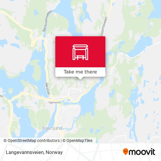 Langevannsveien map