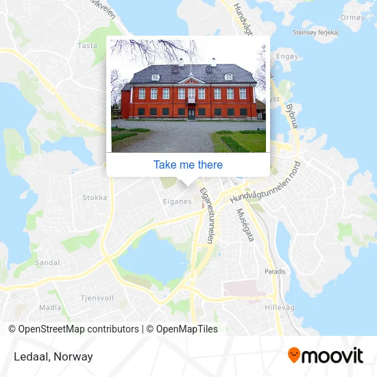Ledaal map