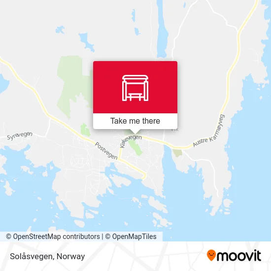 Solåsvegen map