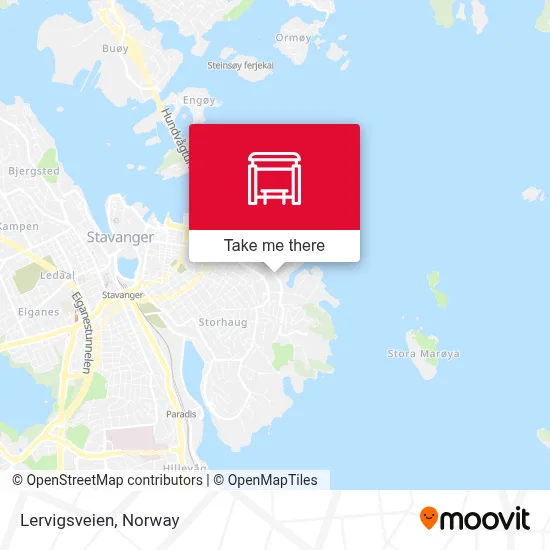 Lervigsveien map
