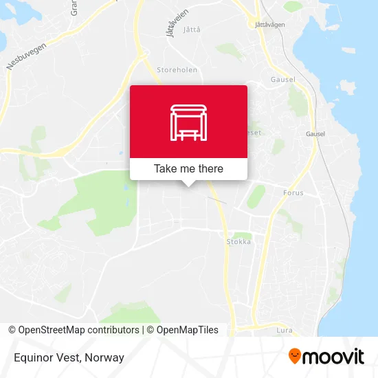Equinor Vest map
