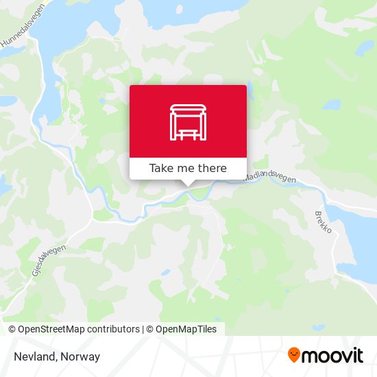 Nevland map