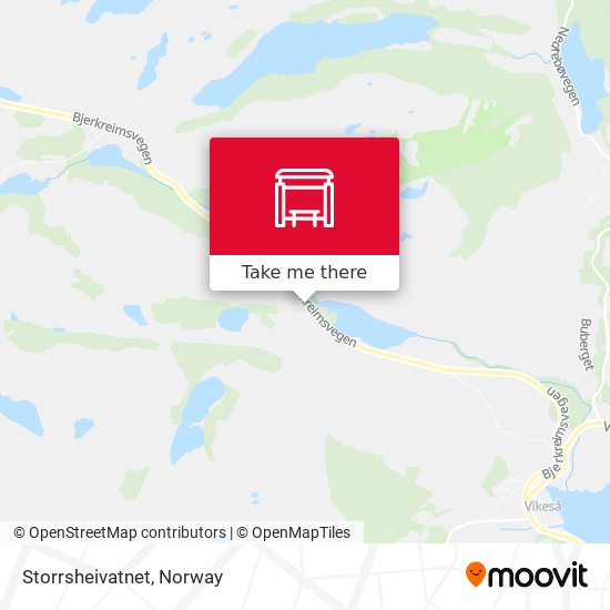 Storrsheivatnet map