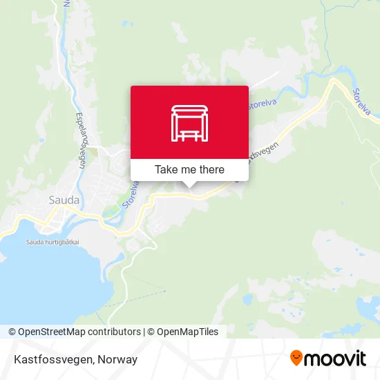 Kastfossvegen map