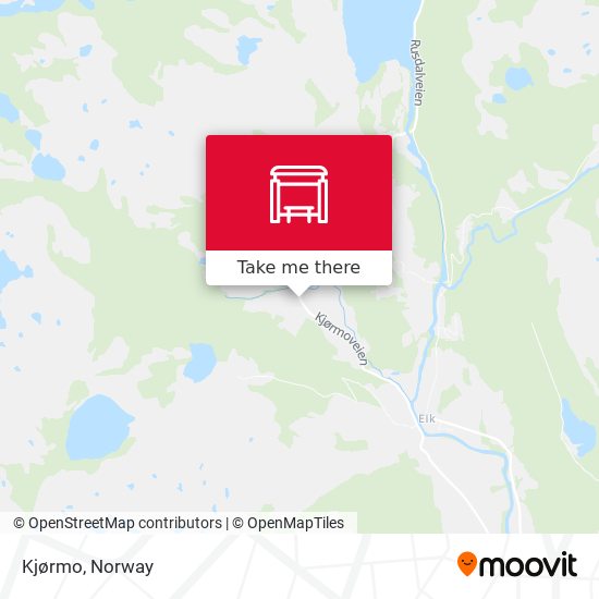 Kjørmo map