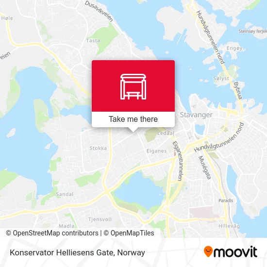 Konservator Helliesens Gate map