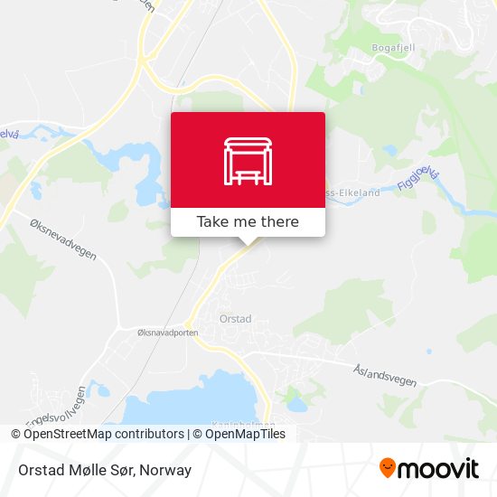 Orstad Mølle Sør map