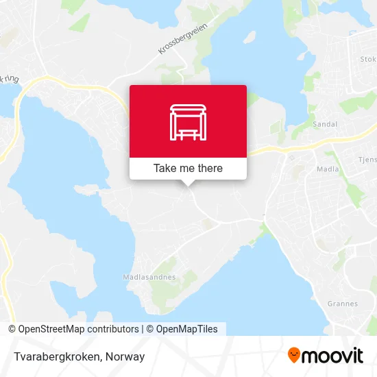 Tvarabergkroken map
