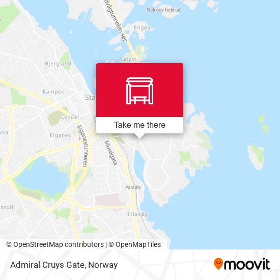 Admiral Cruys Gate map