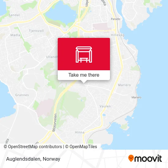 Auglendsdalen map