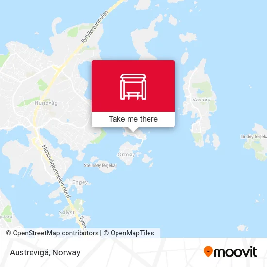 Austrevigå map