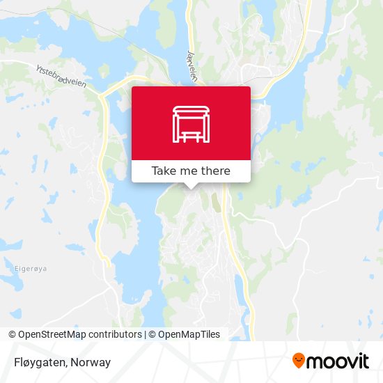 Fløygaten map