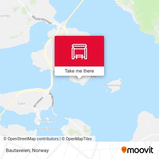 Bautaveien map
