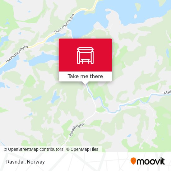 Ravndal map