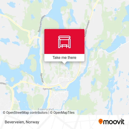 Beverveien map