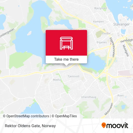 Rektor Oldens Gate map