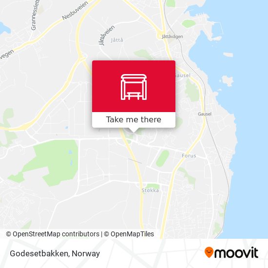 Godesetbakken map