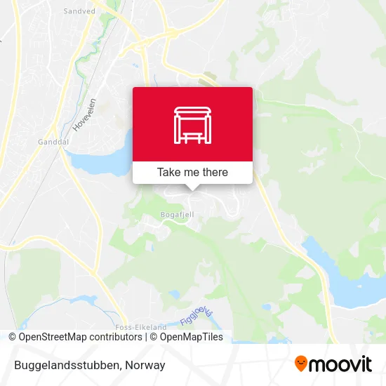 Buggelandsstubben map