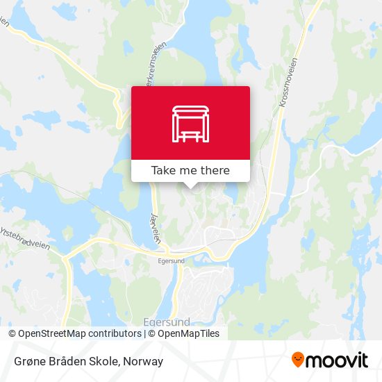Grøne Bråden Skole map