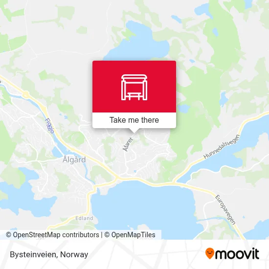 Bysteinveien map