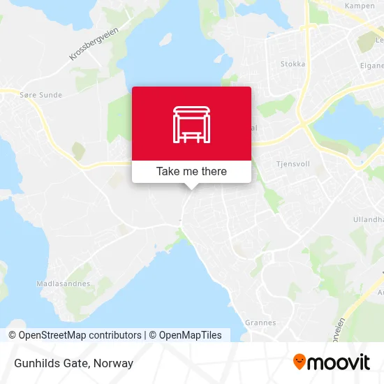Gunhilds Gate map