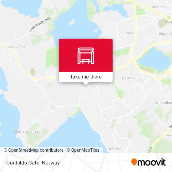 Gunhilds Gate map