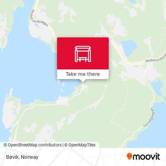 Bøvik map