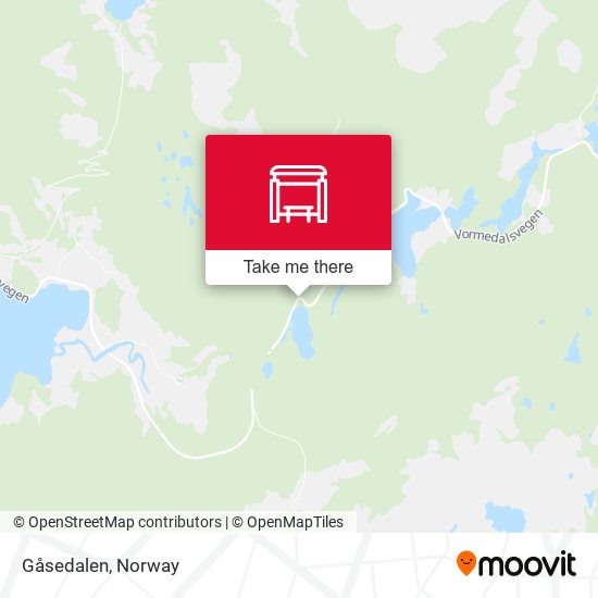 Gåsedalen map