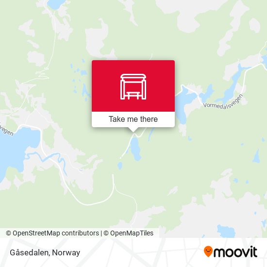 Gåsedalen map