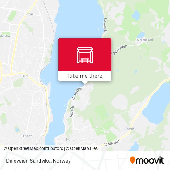 Daleveien Sandvika map