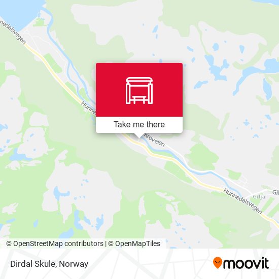 Dirdal Skule map