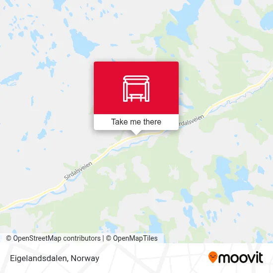 Eigelandsdalen map