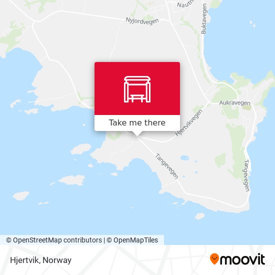 Hjertvik map