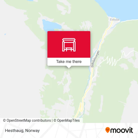 Hesthaug map