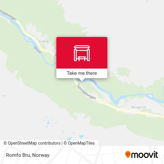 Romfo Bru map