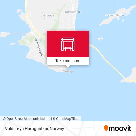 Valderøya Hurtigbåtkai map