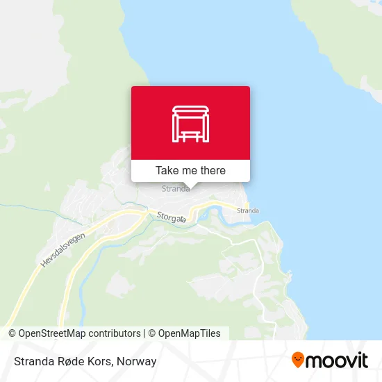 Stranda Røde Kors map