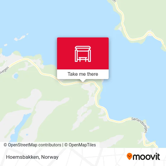 Hoemsbakken map