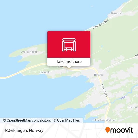 Røvikhagen map