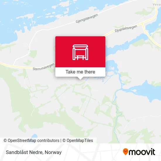 Sandblåst Nedre map