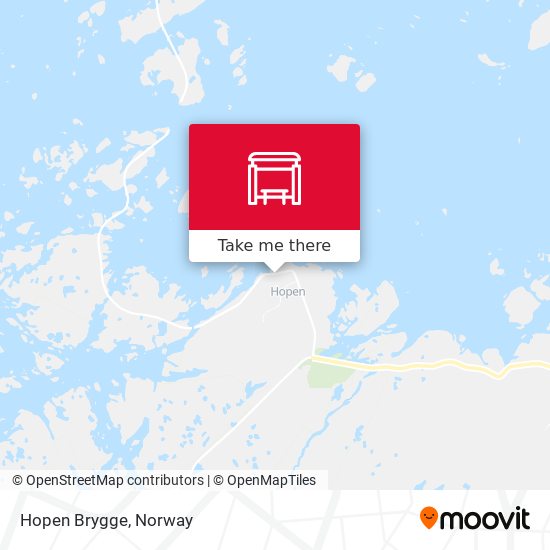 Hopen Brygge map