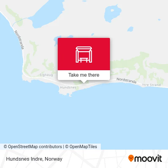 Hundsnes Indre map