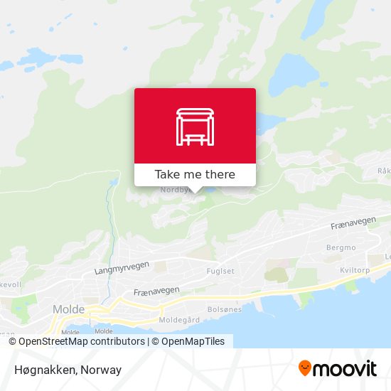 Høgnakken map