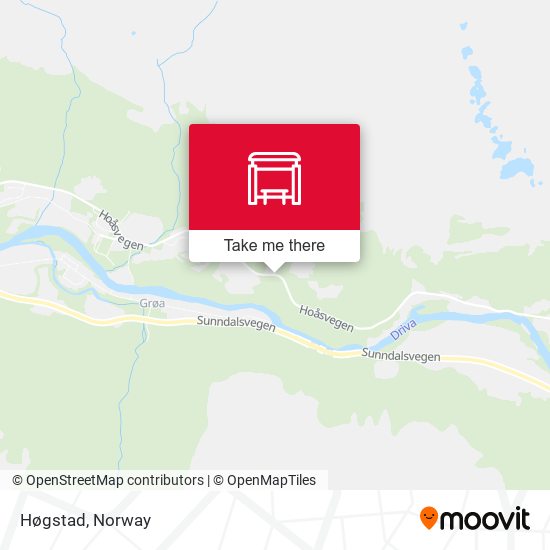 Høgstad map